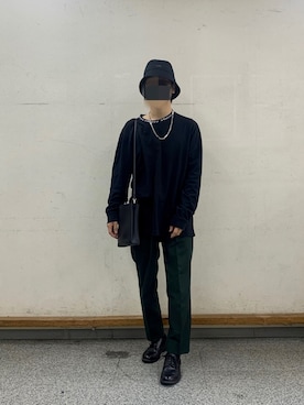 「LMCのアイテム（帽子）」を使った、yuitoさん（メンズ・167cm）の秋コーディネート