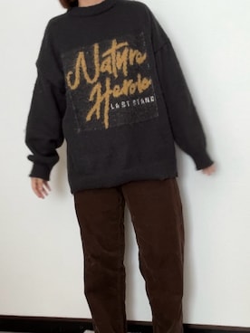 「nemne store（ネンネストア）のアイテム」を使った、ぴさん（レディース・160cm）の秋コーディネート