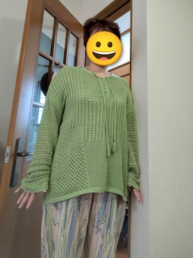 「antiqua（アンティカ）のアイテム」を使った、モコモコさん（レディース・160cm）の秋コーディネート