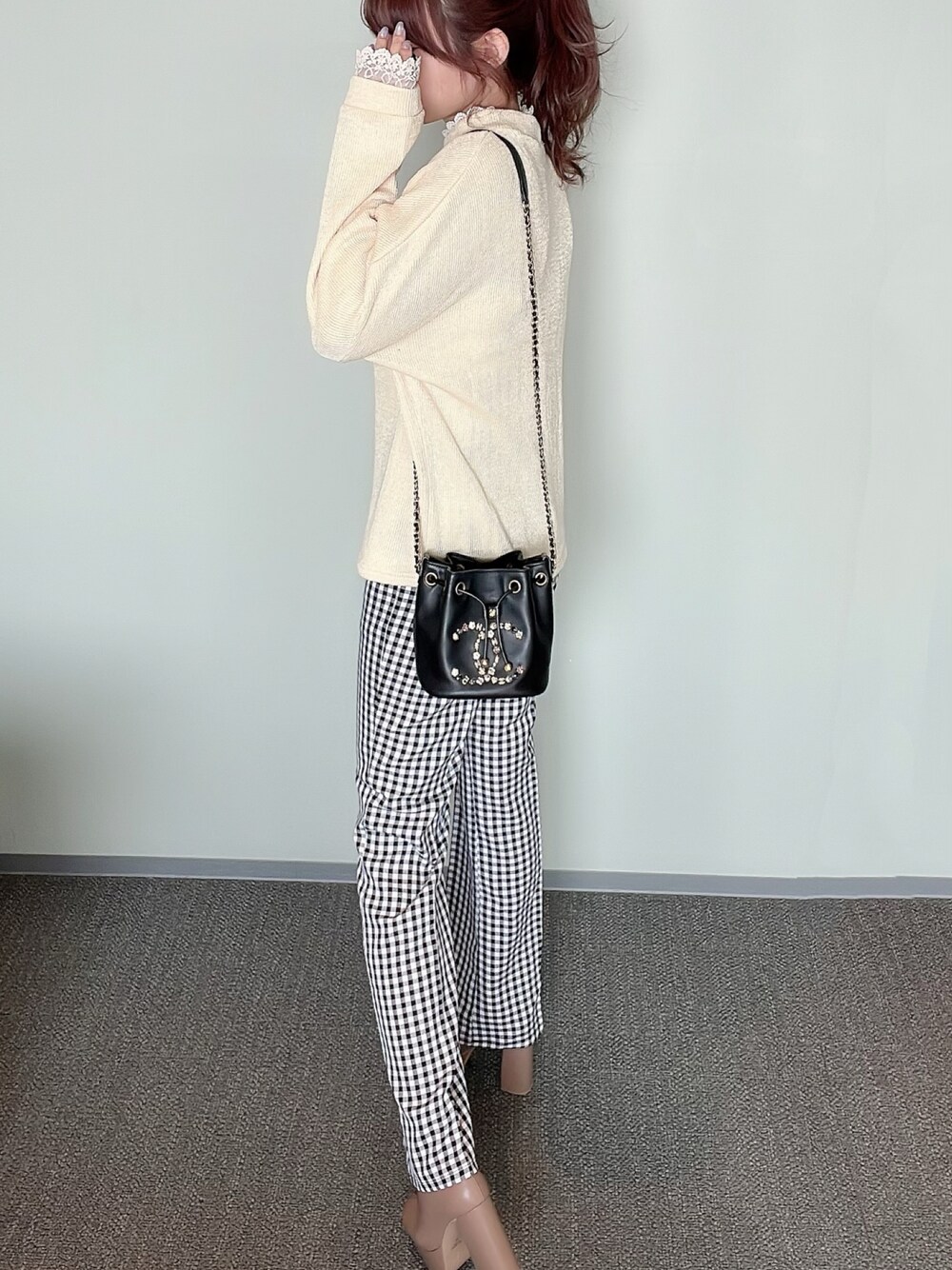 「春、シンプル、春カラー、春服みてみて、パステル映える春、はるコーデ、パステルカラー、モノトーン、オトナカジュアル、ビッグシルエット、プチプラコーデ、カラー×コーデ、お花見、ootd、イエローコーデ」｜「DHOLICのレースヘムスウェット&スカートSET（セットアップ、イエロー系）」を使った、himari_babeさん（レディース・160cm）の春コーディネートの1枚目の写真