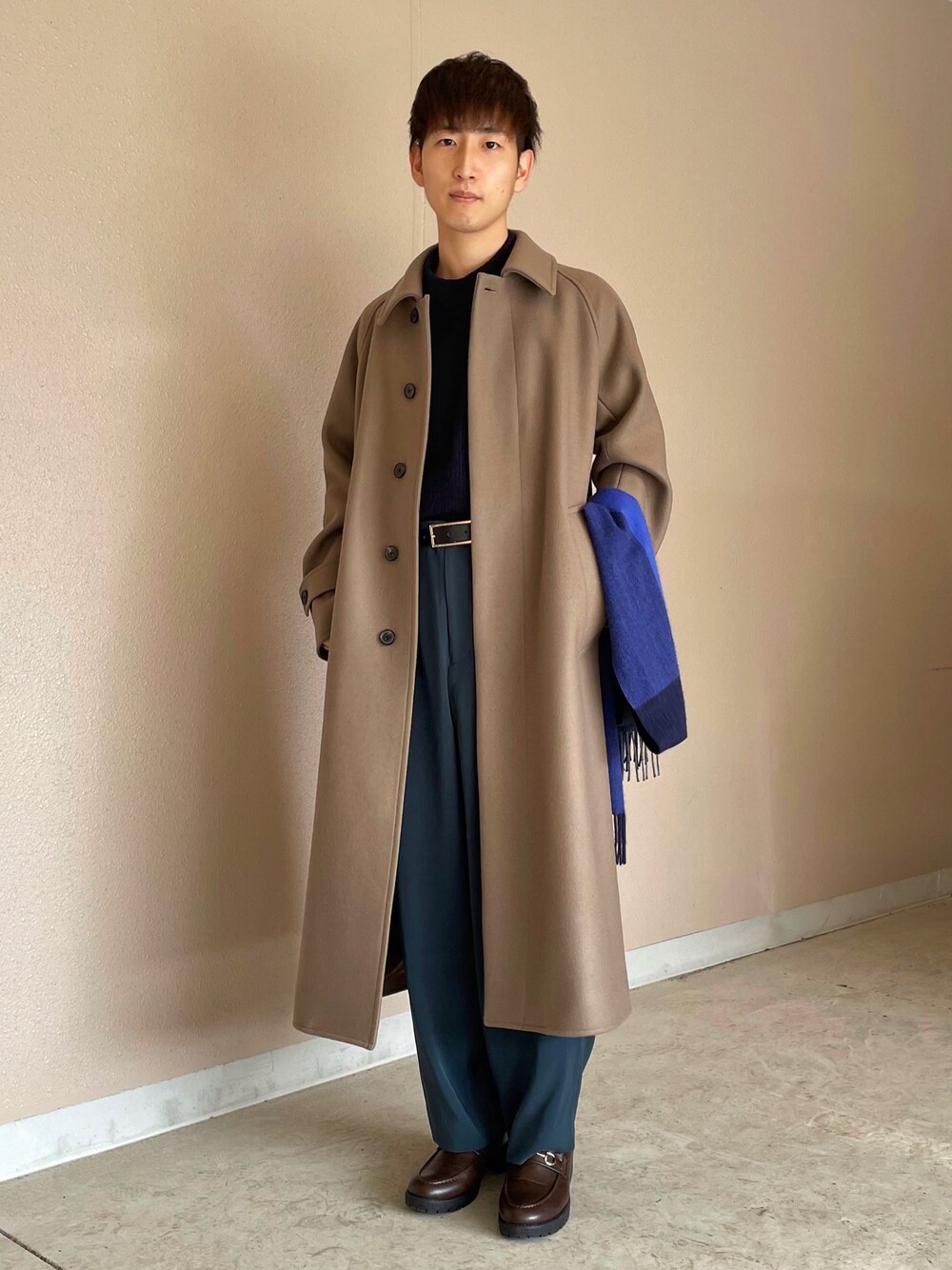 Kazu｜UNITED TOKYOのステンカラーコートを使ったコーディネート - WEAR