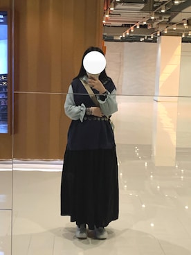 「アイテム（ローファー、ホワイト系）」を使った、ying041201さん（レディース・165cm）の春コーディネート