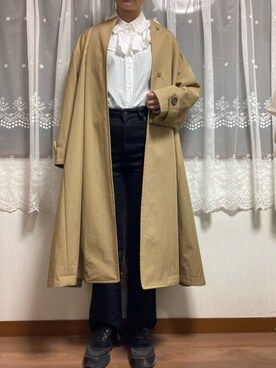 「JEANASIS（ジーナシス）のアイテム（その他シューズ）」を使った、manatsu01さん（レディース・158cm）の秋コーディネート