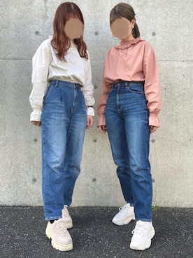 「あつぞこスニーカー」｜manatsu01さん（レディース・158cm）の秋コーディネート