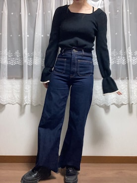 「JEANASIS（ジーナシス）のアイテム（その他シューズ）」を使った、manatsu01さん（レディース・158cm）の秋コーディネート
