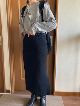「大学生コーデ」｜「アイテム（ワンピース/ドレス）」を使った、manatsu01さん（レディース・158cm）の春コーディネート
