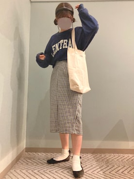 「フレンチガーリー」｜「アイテム（カチューシャ）」を使った、manatsu01さん（レディース・158cm）の秋コーディネート