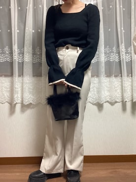 「JEANASIS（ジーナシス）のアイテム（その他シューズ）」を使った、manatsu01さん（レディース・158cm）の秋コーディネート