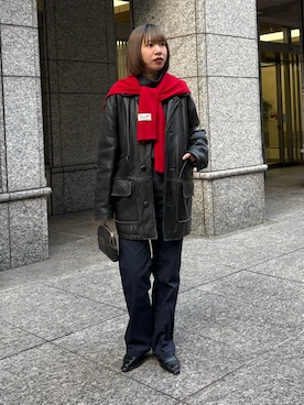 「ACYM（アシーム）のアイテム」を使った、moneさん（レディース・163cm）の冬コーディネート