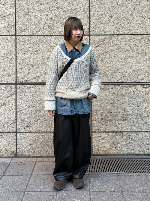 セール】シンセティックレザートラックパンツ（その他パンツ）｜ADAM