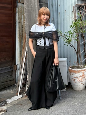 「アイテム（トートバッグ）」を使った、moneさん（レディース・163cm・20代）の夏コーディネート