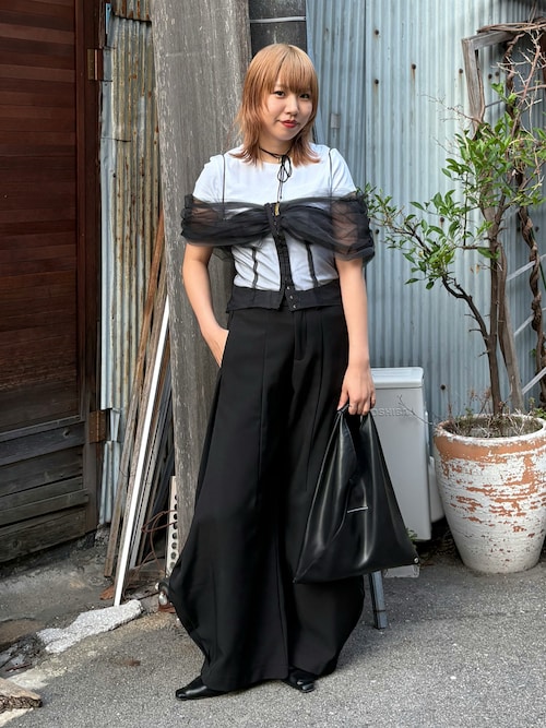 chuclla Center crease wide pants チュクラ Center crease wide pants sb-4 chw1424-ファッション通販サイト