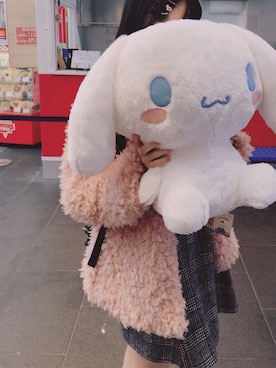 「GRL（グレイル）のアイテム（ノーカラージャケット）」を使った、ちおりさん（レディース・158cm）の夏コーディネート