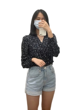 「PULL&BEAR（プルアンドベア）のアイテム（パンツ）」を使った、ckwflさん（レディース・162cm）の秋コーディネート