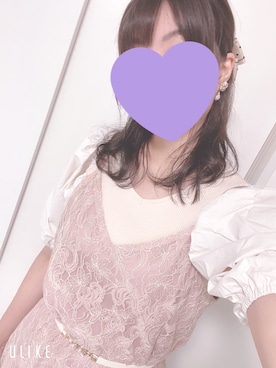 「フェミニンコーデ」｜「アイテム（その他トップス）」を使った、むとさん🌼💜さん（レディース・167cm）の夏コーディネート