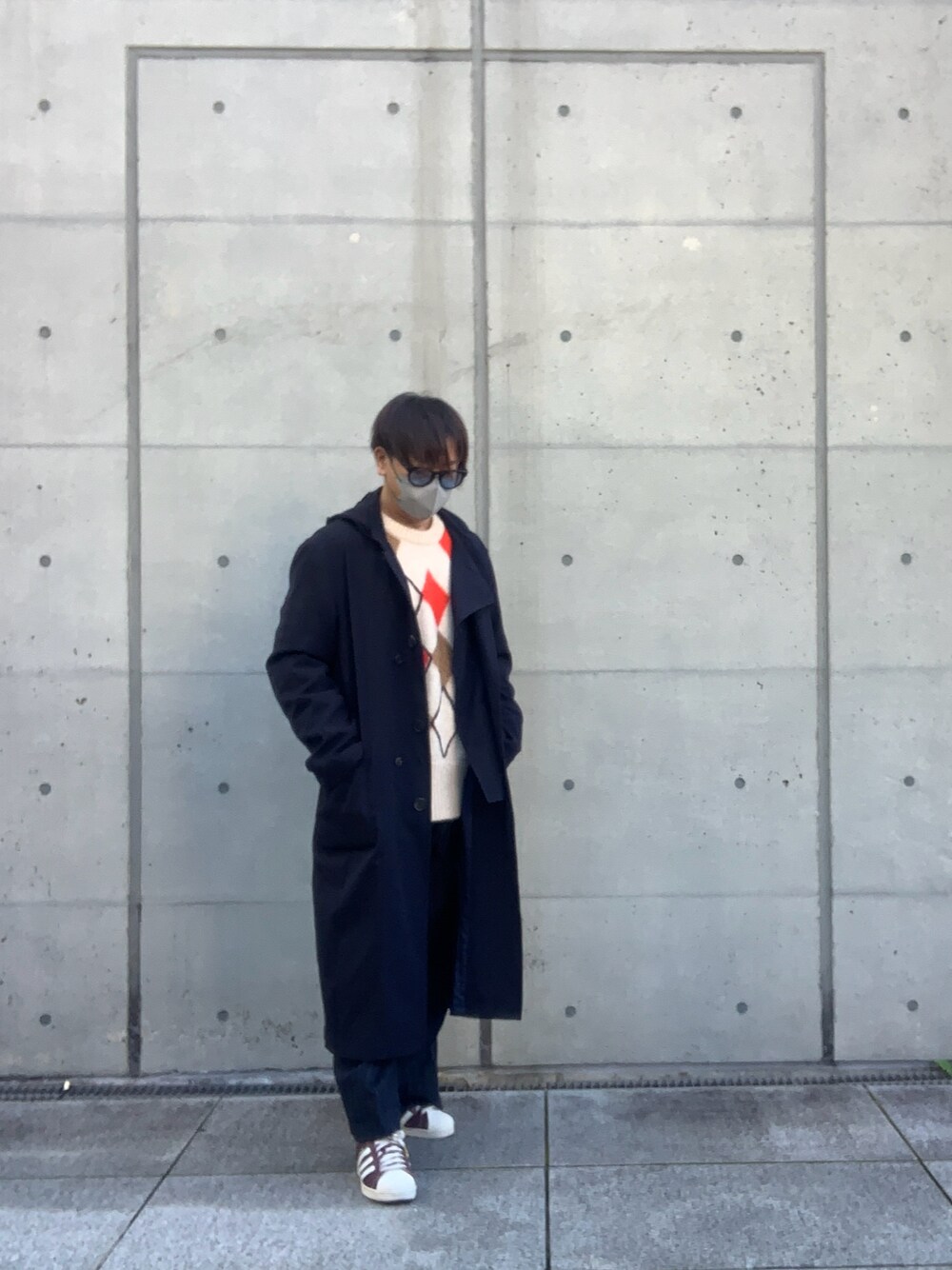 Ys for men トレンチコート オーバーコート 春秋　ワイズフォーメン Y's for menのトレンチコートを使った人気ファッション