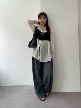 「mystic（ミスティック）のアイテム（シューズ）」を使った、hamada.さん（レディース・153cm）の春コーディネート