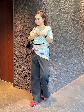 「アイテム（財布/小物）」を使った、hamada.さん（レディース・153cm）の夏コーディネート