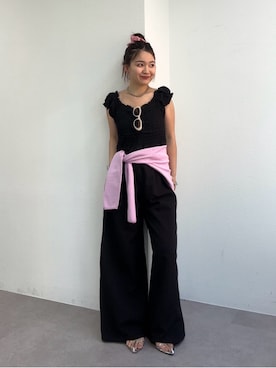 「mystic（ミスティック）のアイテム（シューズ）」を使った、hamada.さん（レディース・153cm）の春コーディネート