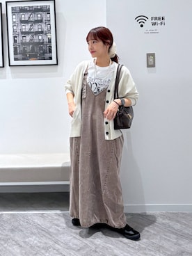 「アイテム（シュシュ）」を使った、オカピさん（レディース・154cm・30代）の夏コーディネート