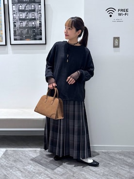 「チェック」｜オカピさん（レディース・154cm・30代）の秋コーディネート