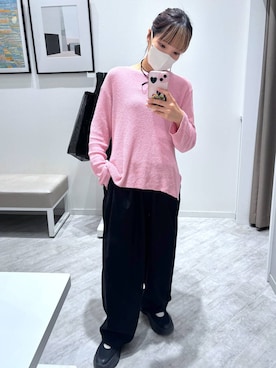 「アイテム（チョーカー）」を使った、オカピさん（レディース・154cm・30代）の秋コーディネート