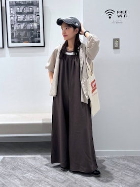 「アイテム（アクセサリー）」を使った、オカピさん（レディース・154cm・30代）の秋コーディネート