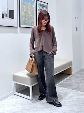 「キャミソール」｜オカピさん（レディース・154cm・30代）の秋コーディネート