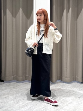 「GLOBAL WORK（グローバルワーク）のアイテム（シューズ）」を使った、オカピさん（レディース・154cm）の春コーディネート