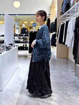 「アイテム（ヘアアクセサリー、ホワイト系）」を使った、オカピさん（レディース・154cm・30代）の秋コーディネート