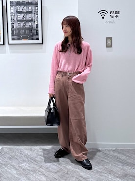 「アイテム（チョーカー）」を使った、オカピさん（レディース・154cm・30代）の秋コーディネート