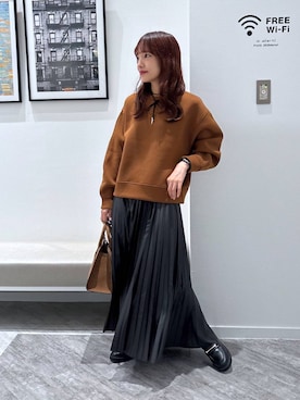 「アイテム（チョーカー）」を使った、オカピさん（レディース・154cm・30代）の秋コーディネート