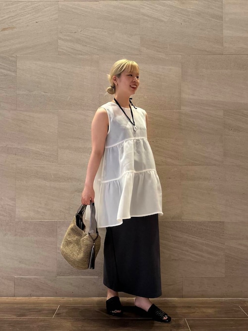本日24時までセール価格　YENN 2025 ADJUST SLIT SKIRT YENN YENN（イェン） アジャスト スリットスカート / ロング
