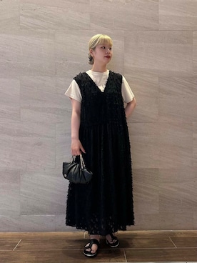 「きれいめスタイル」｜imamuraemiさん（レディース・159cm）の夏コーディネート