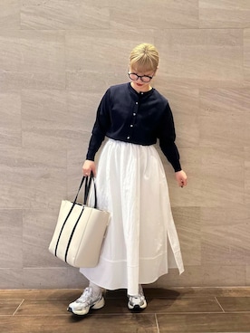 「URBAN RESEARCH ROSSO WOMEN（アーバンリサーチ　ロッソ）のアイテム（スカート）」を使った、imamuraemiさん（レディース・159cm）の春コーディネート