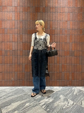 「MOHI（モヒ）のアイテム」を使った、imamuraemiさん（レディース・159cm）の春コーディネート
