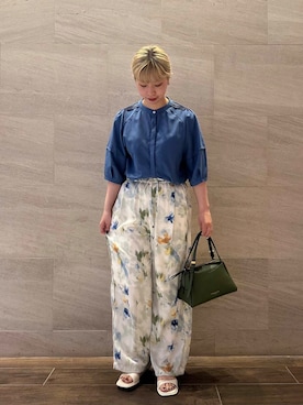 「URBAN RESEARCH ROSSO WOMEN（アーバンリサーチ　ロッソ）のアイテム（サンダル）」を使った、imamuraemiさん（レディース・159cm）の夏コーディネート
