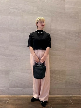 「きれいめ派カットソー」｜imamuraemiさん（レディース・159cm）の夏コーディネート