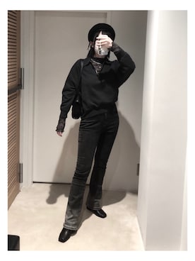 「PUBLUX（パブリュクス）のアイテム（ブーツ）」を使った、しおさん（レディース・157cm）の秋コーディネート