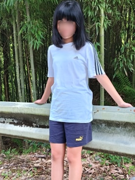 「アイテム（パンツ）」を使った、Aiiiiiさん（キッズ・147cm）の夏コーディネート