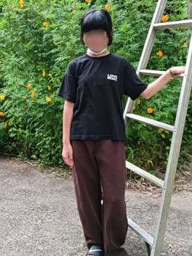 「アイテム（スウェットパンツ）」を使った、Aiiiiiさん（キッズ・147cm）の夏コーディネート