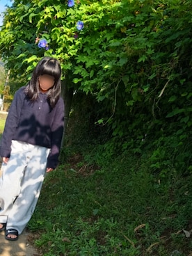 「アイテム（ニット/セーター）」を使った、Aiiiiiさん（キッズ・147cm）の秋コーディネート