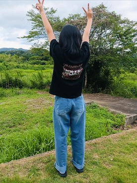 「ギャル×ストリート」｜Aipiさん（キッズ・145cm）の夏コーディネート