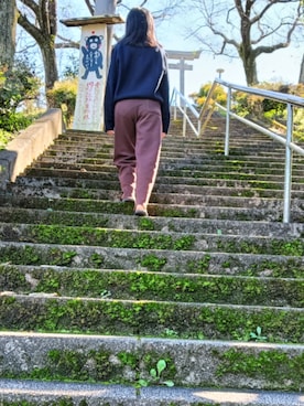 「アイテム（ニット/セーター）」を使った、Aiiiiiさん（キッズ・147cm）の秋コーディネート