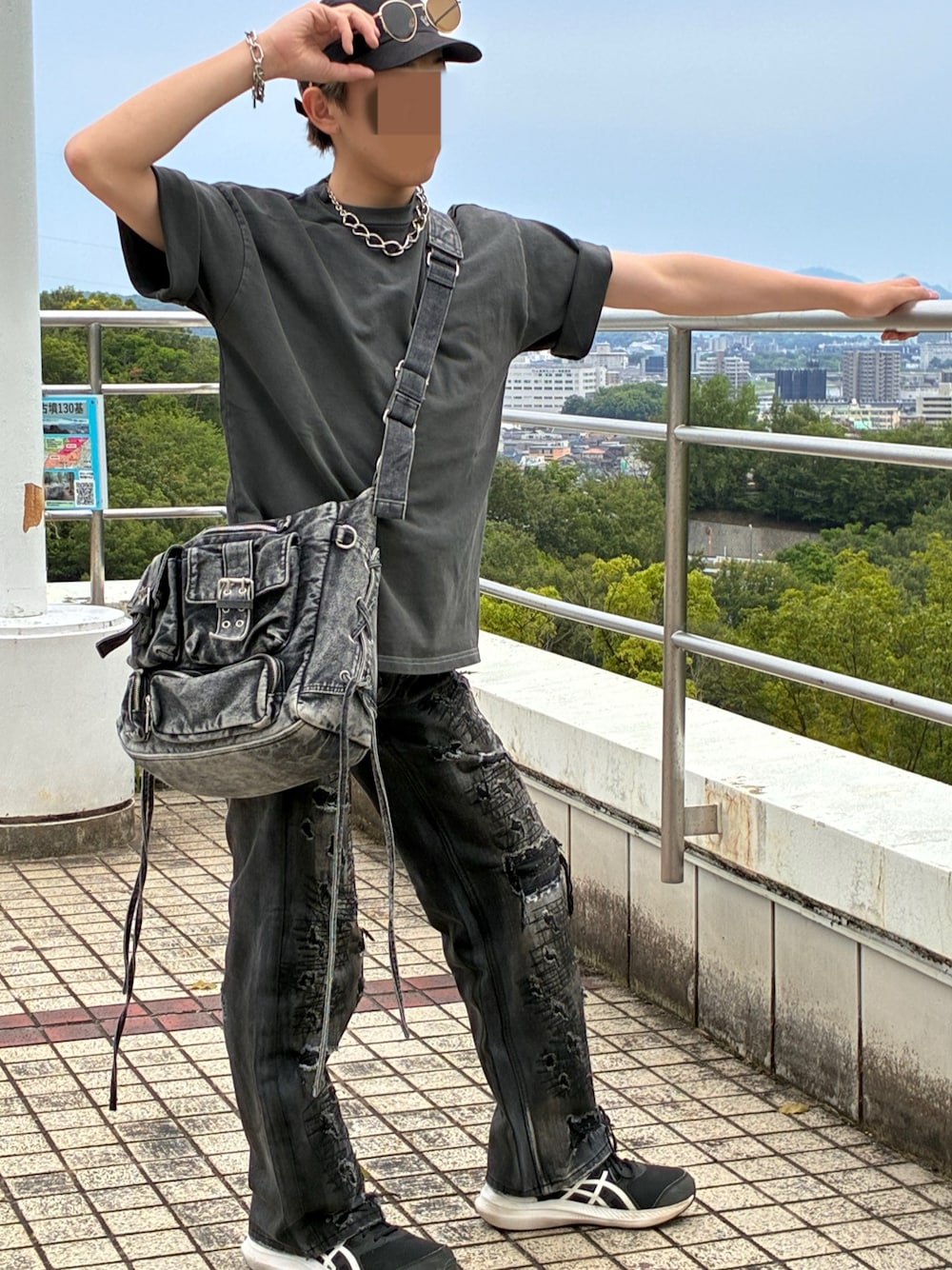 GRANCY】High Damage Straight Denim Pants / ハイダメージストレート