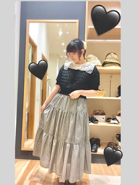 「サマーカーディガン」｜おぐらさん（レディース・164cm）の夏コーディネート