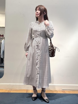 「アイテム（ワンピース/ドレス）」を使った、kazuさん（レディース・158cm・40代）の春コーディネート