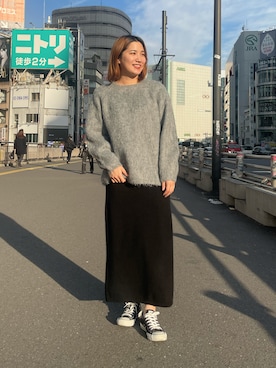 「アメリカンラグシー」｜Fukoさん（レディース・168cm）の冬コーディネート