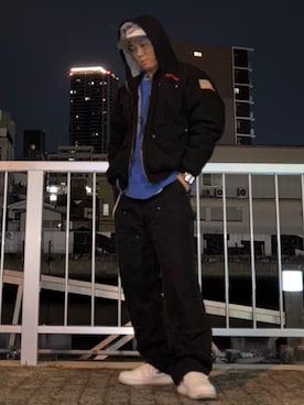 「アイテム（その他アウター）」を使った、RAYZOらいぞーさん（メンズ・175cm）の冬コーディネート