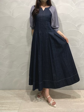 「高身長コーデ 」｜「アイテム（ワンピース/ドレス）」を使った、NAMIさん（レディース・163cm）の夏コーディネート